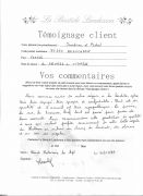 Avis client du mois de juillet 2026