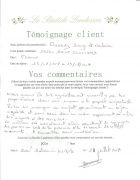 Avis client M. et Mme REVERDY Serge