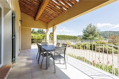 Terrasse couverte